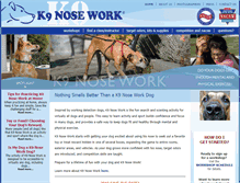 Tablet Screenshot of k9nosework.com